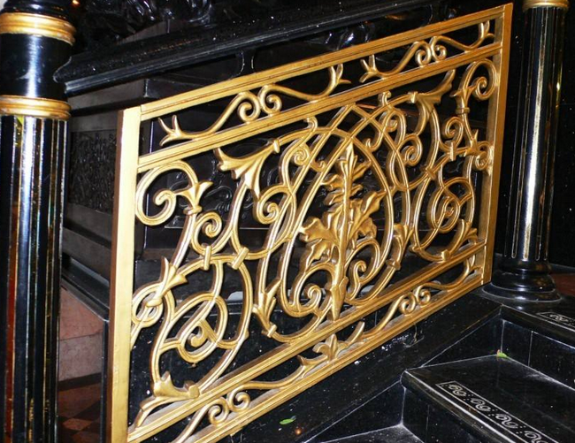 英华纯铜装饰楼梯护栏