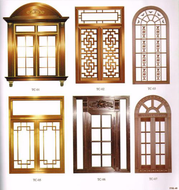 英华铜业多样化铜窗定制